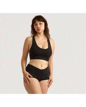 Organic Basics Flex Racer Back Bralette - Black