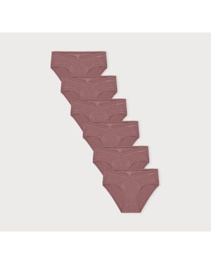 Organic Basics Flex Hipster 6-Pack - Purple