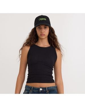 Organic Basics Core Rib Tank Top - Black