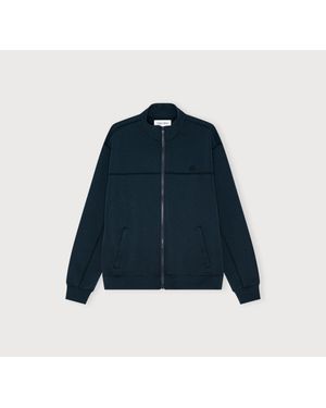 Organic Basics Track Zip Jacket - Blue