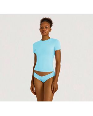 Organic Basics Flex Tee - Blue
