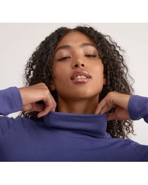 Organic Basics Everyday Turtleneck - Purple