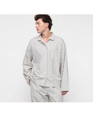 Organic Basics Core Sleep Poplin Shirt 2.0 - Gray