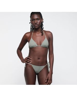 Organic Basics Swim Triangle Bikini Top - Brown