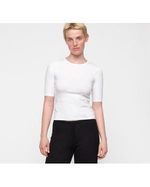 Organic Basics Everyday 3/4 Sleeve Tee - White