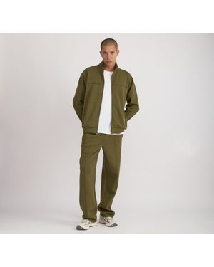 Organic Basics Track Straight Leg Pants - Green
