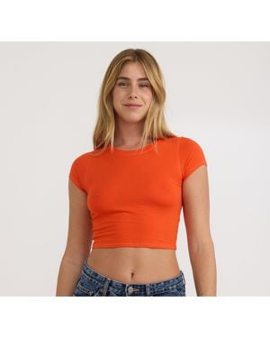 Organic Basics Core Baby Tee - Orange