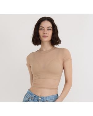 Organic Basics Mesh Tee - Multicolor