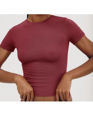 Organic Basics Flex Tee - Red