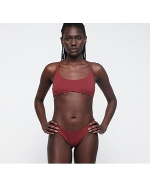 Organic Basics Swim Cheeky Bikini Bottom - Red