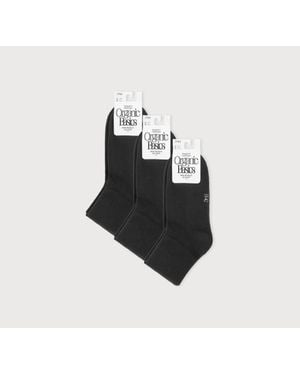 Organic Basics Core Ankle Socks 6-Pack - Black