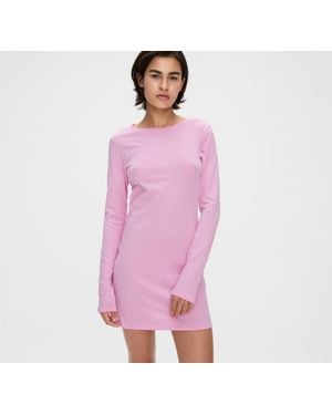 Organic Basics True Sheer Dress - Pink