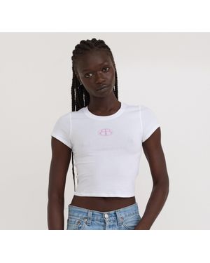 Organic Basics Core Butterfly Baby Tee - White