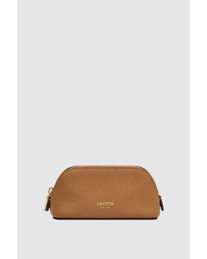 Oroton Eve Mini Beauty Case - Brown
