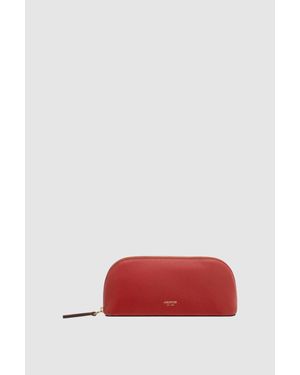 Oroton Eve Small Beauty Case - Red