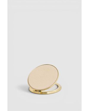 Oroton Eve Round Mirror - Natural
