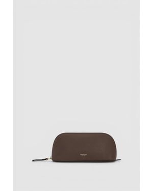 Oroton Eve Small Beauty Case - Brown