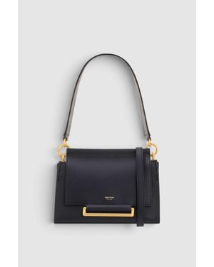 Oroton Elm Small Satchel Bag - White