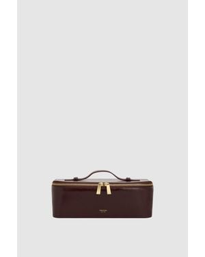 Oroton Indi Large Travel Jewellery Case - Brown