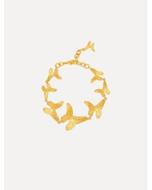 Oscar de la Renta Butterfly Bracelet - Metallic