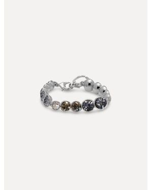 Oscar de la Renta Gradient Rhinestone Strand Bracelet - Multicolor