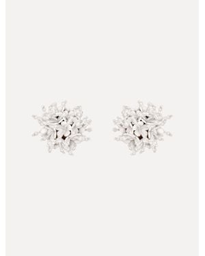 Oscar de la Renta Firework Clip-On Earrings - Natural