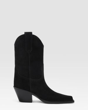 Paris Texas Texan Boot - Black