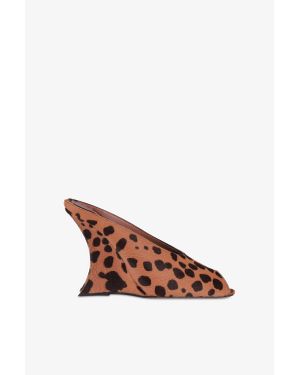 Paris Texas Open-Toe Sabots - Brown