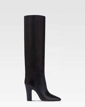 Paris Texas Leather Boot - Black