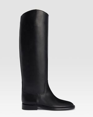 Paris Texas Leather Boot - Black