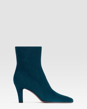 Paris Texas Suede Ankle Boot - Blue
