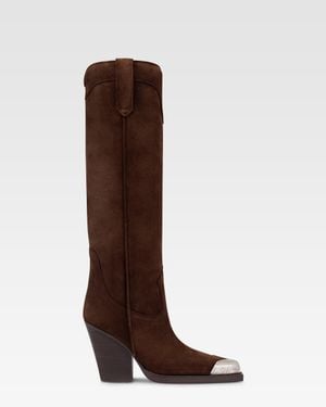 Paris Texas Texan Boots - Brown