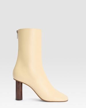 Paris Texas Nappa Ankle Boot - Natural