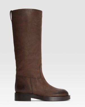 Paris Texas Suede Boot - Brown
