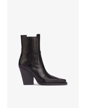 Paris Texas Pointed Ankle Boots - Black