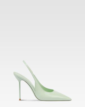 Paris Texas Slingbacks - Green