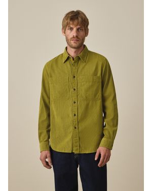 Paul Smith Corduroy Patch-Pocket Shirt - Green