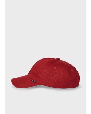 Paul Smith Cotton 'Signature Stripe' Cap - Red