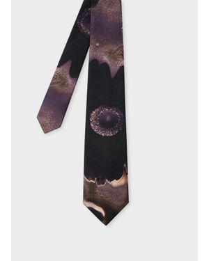 Paul Smith Silk 'Field Flowers' Tie - White