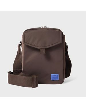 Paul Smith Recycled Polyester Flight Bag - Brown