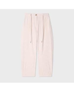 Paul Smith Stripe Seersucker Trousers - Pink