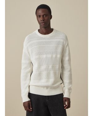 Paul Smith Textured Cotton Jumper - White