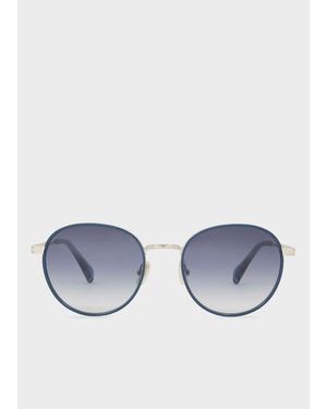 Paul Smith Light Petrol 'Mabley' Sunglasses - Blue