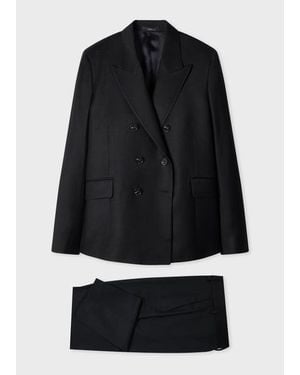 Paul Smith Wool-Cashmere Blend Two-Piece Suit - Black