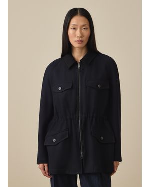 Paul Smith Wool Field Jacket - Blue