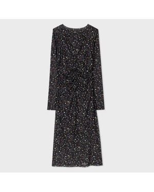 Paul Smith 'Seedhead' Mesh Dress - Black