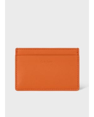 Paul Smith Leather Card Holder - Orange