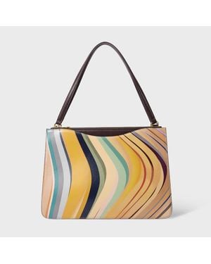 Paul Smith 'Dusky Swirl' Double Zip Tote Bag - White
