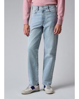 Paul Smith Relaxed-Fit Light-Wash 'Organic Authentic Twill' Jeans - Blue