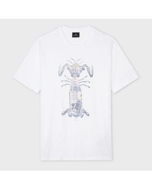 Paul Smith 'Praying Mantis' Print T-Shirt - White